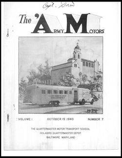 October 1940 Army Motors